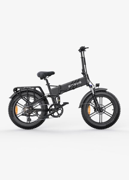 ENGWE Engine Pro 2.0 folding e-bike in Space Black, side view